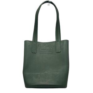 Hunter Green Rubber Tote Shoulder Bag Water-Resistant Fishing Hunting Beach Use